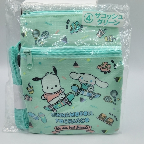 Sanrio Cinnamoroll Pochacco Green Crossbody bag - Picture 6 of 6